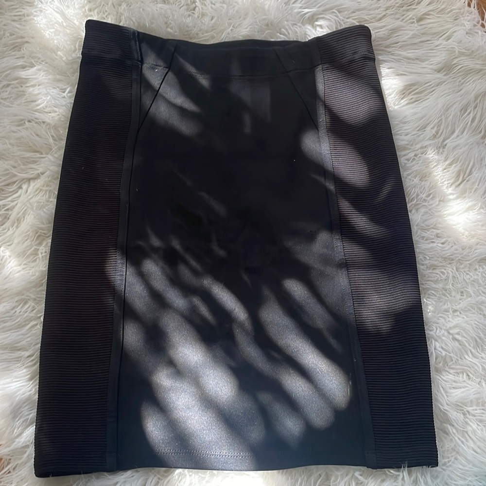 BCBG Maxazria Stretchy Black High Wasted Skirt